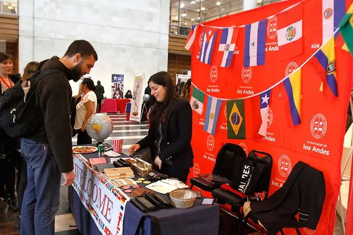 Estudiantes internacionales en la Universidad de los Andes